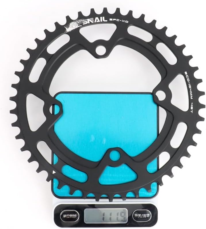 FOMTOR 104 BCD Chainring (30-52T) 7-12 Speed Compatible CNC 7075 Aluminum Narrow Wide Tooth Round Oval Chainrings for MTB/Road Bike Ebike Chainwheel Black/Red - Image 4